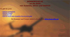 Desktop Screenshot of donnerflug.de