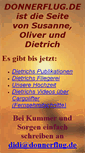 Mobile Screenshot of donnerflug.de